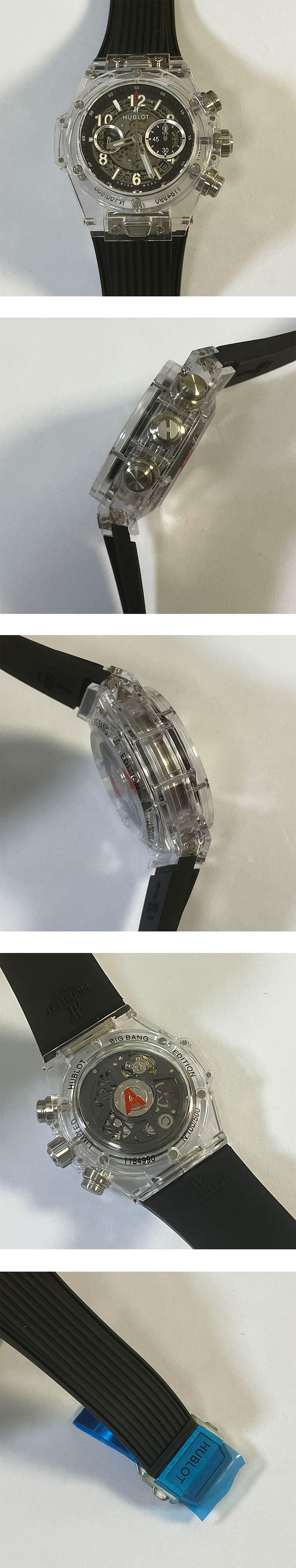 ウブロコピー腕時計専門販売 ビッグバン ウニコ マジックサファイア 411.JX.1170.RX